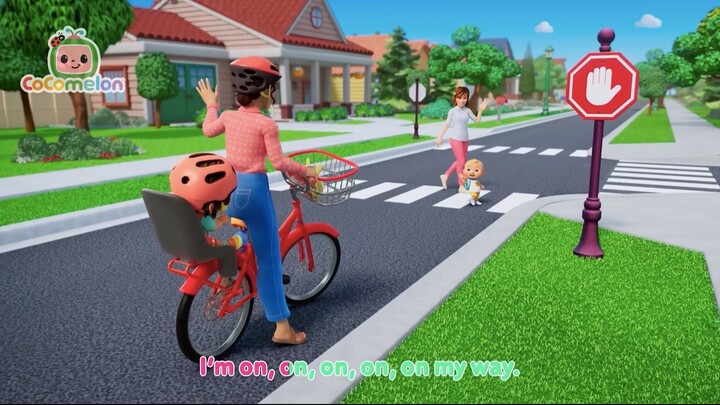 On My Way To School | JJ Races his Friends! | ENGLISH LEARNING and Kids Songs