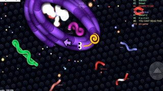 Slither.io A.I. 100,000+ Score Epic Slitherio Gameplay #74 3