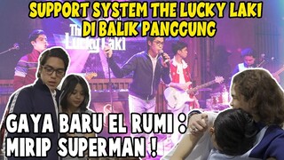 THE LUCKY LAKI MANGGUNG DI BANDUNG , ADA YANG GROGI ! INI DIA SUPPORT SYSTEM DI BELAKANG PANGGUNG ..