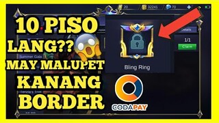 10 Piso Lang May Malupet Kanang Avatar Border!! (Mobile Legend)