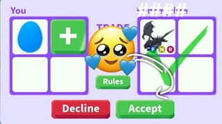 Trading only one color trading challenge || Roblox adopt me ||
