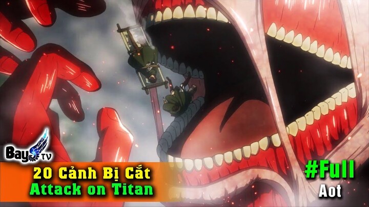 20 Cảnh B.Ị C.Ắ.T B.Ỏ trong Anime Attack On Titan - Đại Chiến Khổng Lồ