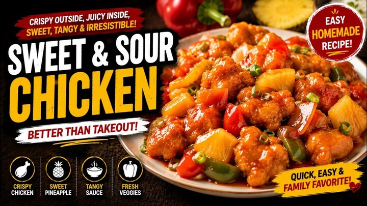 Sweet & Sour Chicken | Homemade Cooking