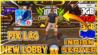 Fix lag Free Fire Indian Server 32bit (by Xander28 Gaming YT ) New Lobby Pure 60 Fps 1gb 2gb ram