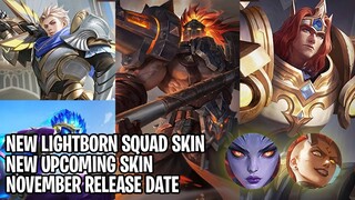 NEW LIGHTBORN SQUAD SKIN,NEW SKIN UPDATE,NOVEMBER SKIN RELEASE DATE & FREE LEGEND SKIN