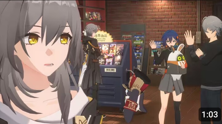 Starry Sky Visiting the Video Store
