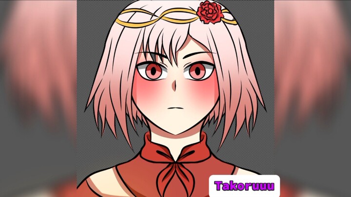 Fanart | Gadis Cantik Bagai Mawar