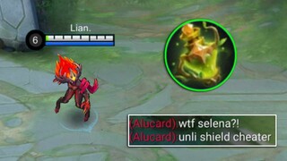 SELENA NEW BUILD AFTER UPDATE !! ( WTF UNLI SHIELD? )