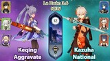 [New Abyss] Keqing Aggravate & Kazuha National | La Hoàn Thâm Cảnh Tầng 12 | Genshin Impact 3.6