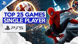 Top 25 SINGLE PLAYER Games For PS5