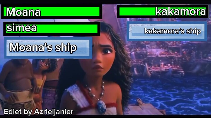 Moana 2 Kakamora Fight Scene With Healthbars