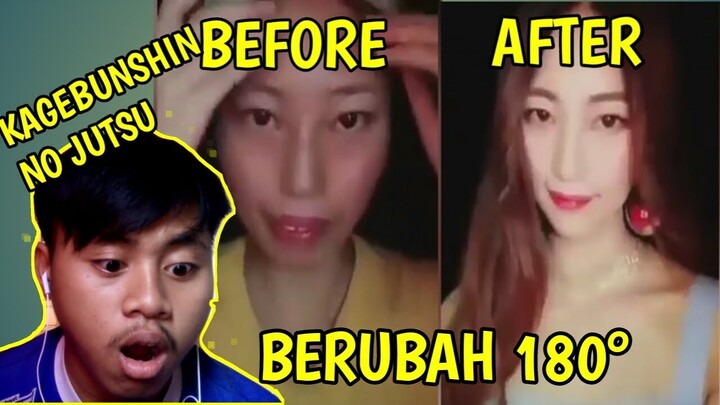 TRANSFORMASI MAKE UP PALING GILA | REACTION SANTUY!!! Part 2