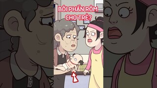 Có nên bôi phấn Rôm cho trẻ sơ sinh không? #shorts #trithucplus #trithuc