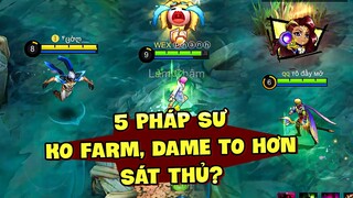 Tốp Mỡ | 5 PHÁP SƯ MÙA 22: CHẲNG CẦN FARM, SỐC DAME KHỎE HƠN CẢ SÁT THỦ?? | MLBB