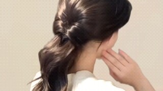 Gaga rất thích kiểu tóc đuôi ngựa thấp này～