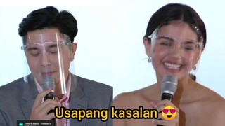 Paulo Avelino at Janine Gutierrez talks about Kasalan!