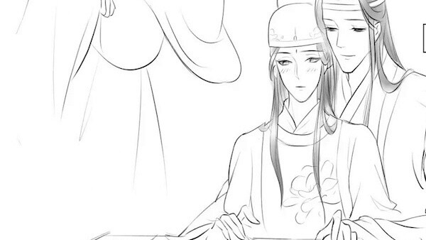 『The Grandmaster of Demonic Cultivation Fan Comic/Xiyao』 In Lan Da's eyes, everyone younger than him