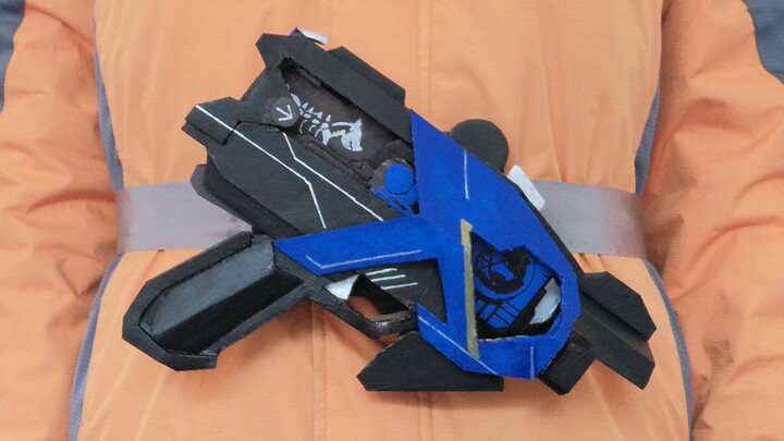 ทำเข็มขัดหมาป่ายิง Kamen Rider Vulcan จากกระดาษแข็ง