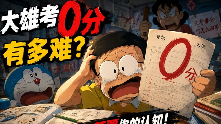 Hal yang Tak Kamu Ketahui tentang “Doraemon”: Seberapa Sulit bagi Nobita untuk Mendapat Nilai 0?