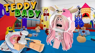 BAYI MOMON VS TEDDY DAN 50 PLAYER feat  @BANGJBLOX   | TEDDY ROBLOX