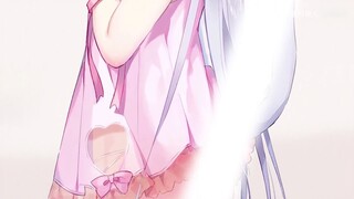 [Wallpaper Animasi] Safe Holy Light Catgirl, aman untuk dimakan