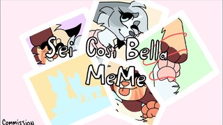 SEI COSÍ BELLA // ANIMATION MEME // Commission (FlipAClip)