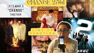 CHANGE 2024 LINE UP REACTION #change2561 #PavelPooh #PitBabeTheSeries2 #Reaction #thaibl