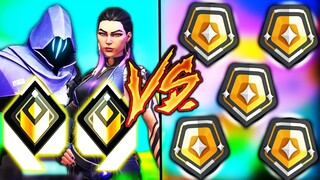 Valorant: 2 Radiants VS 5 Gold Players..! - Who Wins?