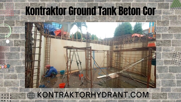 Kontraktor ground tank beton cor