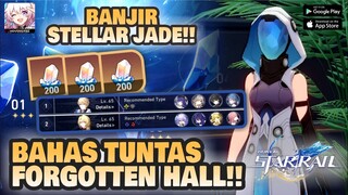 FARMING STELLAR JADE!! BAHAS TUNTAS FORGOTTEN HALL!! | Honkai: Star Rail