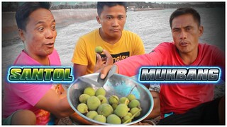 SANTOL MUKBANG | Ug SHOUT-OUT Sa BATA nga NAGBIRTHDAY nga iDOL Kaayo Niya ang TRES BUHAKHAK