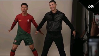 Cristiano Ronaldo met the famous Cristiano