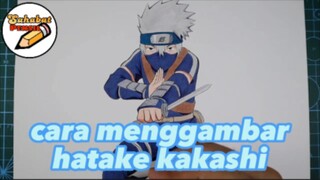 cara menggambar hatake kakahsi #anime #naruto