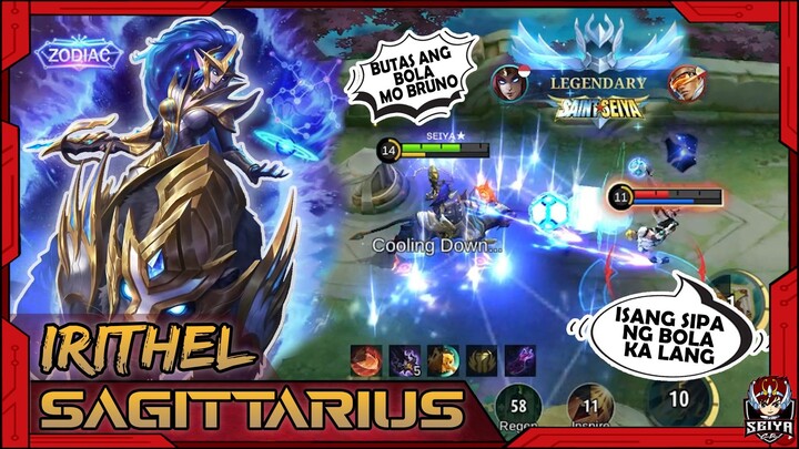 ARROWS VS SOCCER BALL | IRITHEL SAGITTARIUS ZODIAC SKIN GAMEPLAY | SEIYA CG