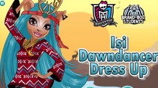 Let's Play With Monster High Isi Dawndancer Dress Up Game From Starsue.net Review Gameplay