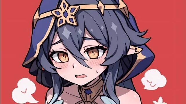 [ Genshin Impact ] Leila: Traveler. What did you do while I was sleeping?♡ I felt weird when I woke 