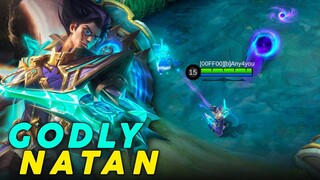 GODLY NATAN DESTROYING EVERYONE | MOBILE LEGENDS