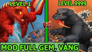 Godzilla Defense Force Mod Apk - Thu Phục Quái Vật Gozzilla Đánh Bại Tôm Titan Top Game - Thành EJ
