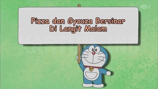 Doraemon Bahasa Indonesia(HD) - Pizza dan gyouza bersinar di langit malam hari.