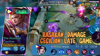 The Best Gameplay Cecilion, Best Build and Emblem Cecilion mobile legends gameplay pro player, Cecil