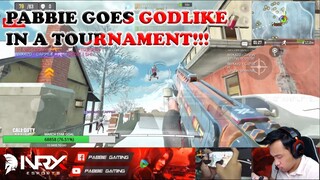 PABBIE GOES GODLIKE MODE IN A TOURNAMENT| PABS NEW RECORD | NRX 420 | NRX ESPORTS | CODM | GARENA