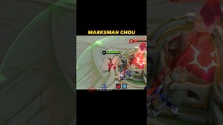 💀MARKSMAN CHOU (you should try) #mlbb #chou #shorts