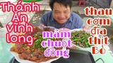 Thánh Ăn Vĩnh Long ăn Thau Cơm với 2kg Chuột 🐁 đồng và đĩa thịt Bò xào| Tâm Chè Vĩnh Long