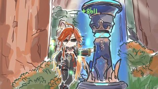 【心脏弱真君】玛薇卡：哎~还好有神像……