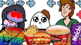 【FNF动画】吃货掉落婚礼现场！开盲盒竟开出一场狗血大剧？