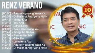 Renz Verano Greatest Hits ~ Best Songs Tagalog Love Songs 80's 90's Nonstop