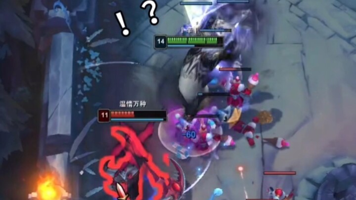 Kayn’s legs were literally shattered by the Bear just for stealing the Blue Buff!