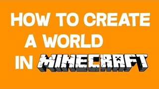 How to Create a World in Minecraft for Dummies