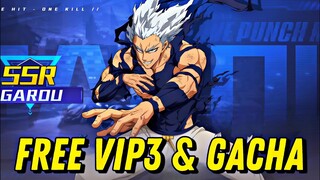 FREE VIP3 & GACHA 100x !! GAME ONE PUNCH MAN MIRIP POCKET INCOMING RAMAH F2P - FIRE PUNCH GAMEPLAY
