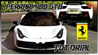 How to make a Ferrari 488 GTB in Car Parking Multiplayer